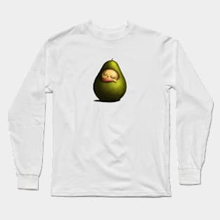 Sleeping avocado Long Sleeve T-Shirt